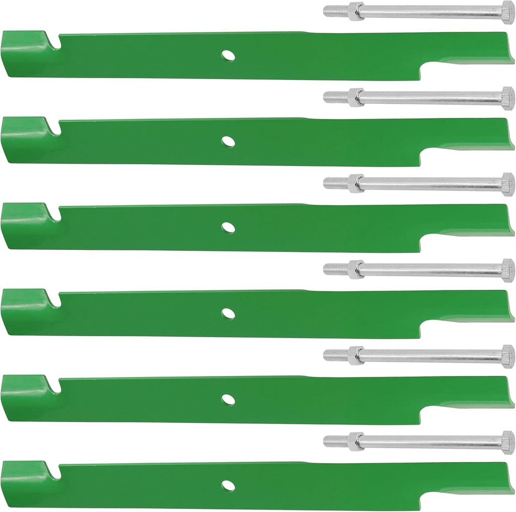 Caltric 48112 482882 481709 481701 0400141 04001-41 72' Deck Blades with Bolts Compatible with Scag
