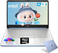 HP 2025 Student Business Laptop Computer - w/1 Year Office 365, 16GB RAM, 128GB UFS & 256GB SD Card, Ai Copilot Intel 4-Core Processor, HD Display, Windows 11 Pro(Blue)