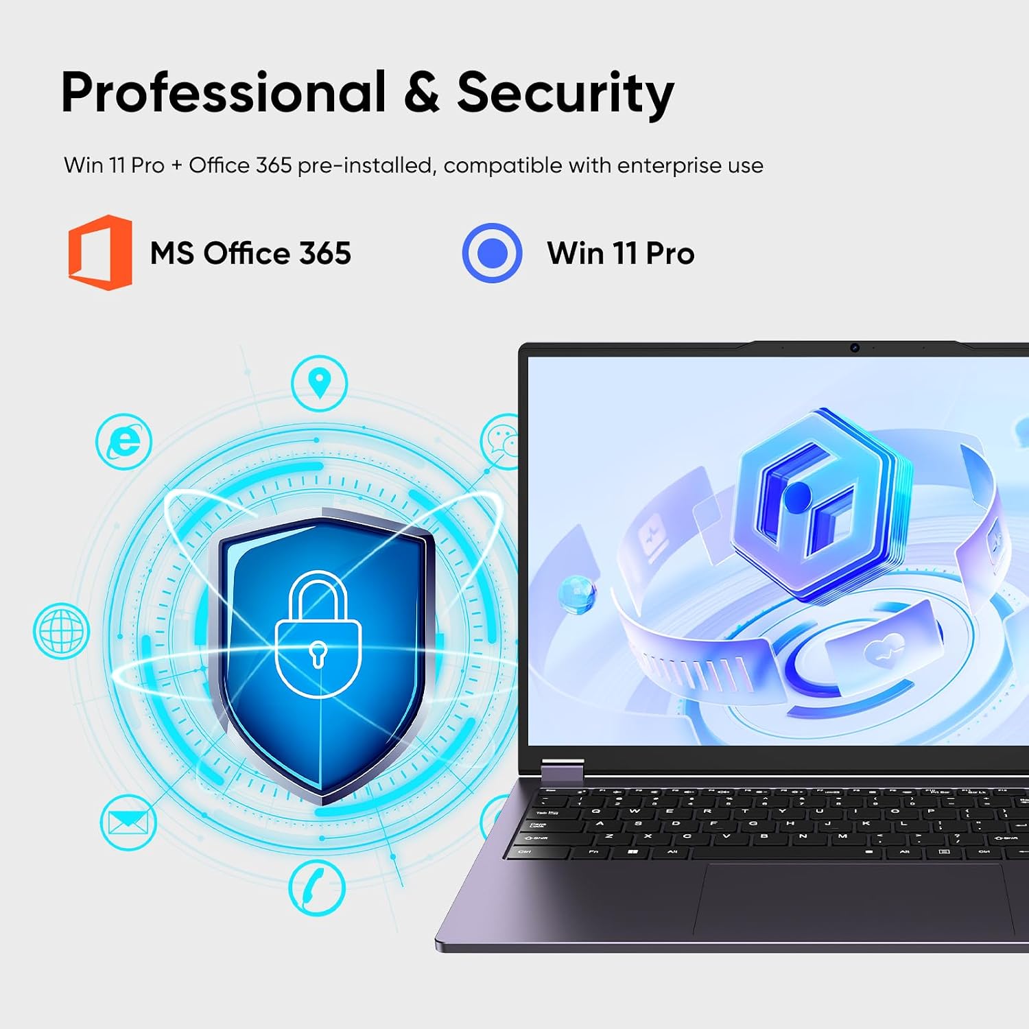 15.6' Laptop Computer 2-in-1,Win 11 Pro 8GB RAM 256GB SSD Core m3 8100Y(up to 3.40 GHz),MS Office 365 Ultra-Thin,FHD Touchscreen, Wi-Fi 5, BT5.1, RJ45,(2in1 8GB RAM 256GB SSD)