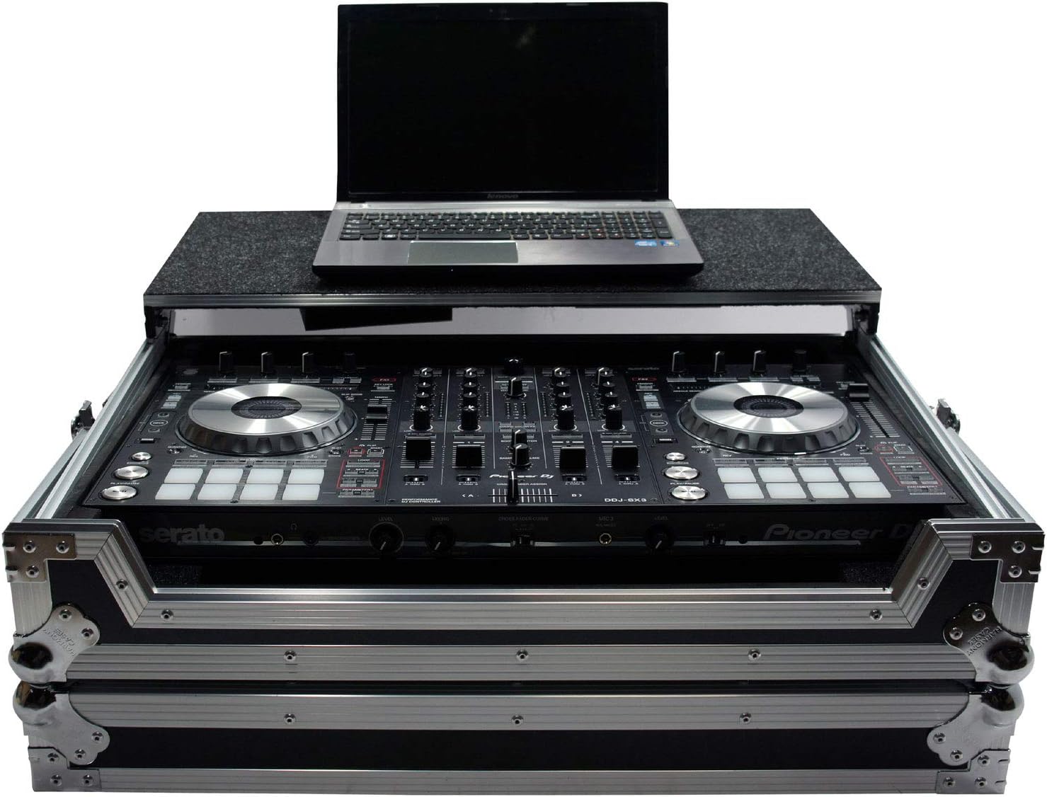 Harmony Audio HCDDJSXLT Flight Glide Laptop Stand Tray DJ Custom Case Compatible with Pioneer DDJ-RX