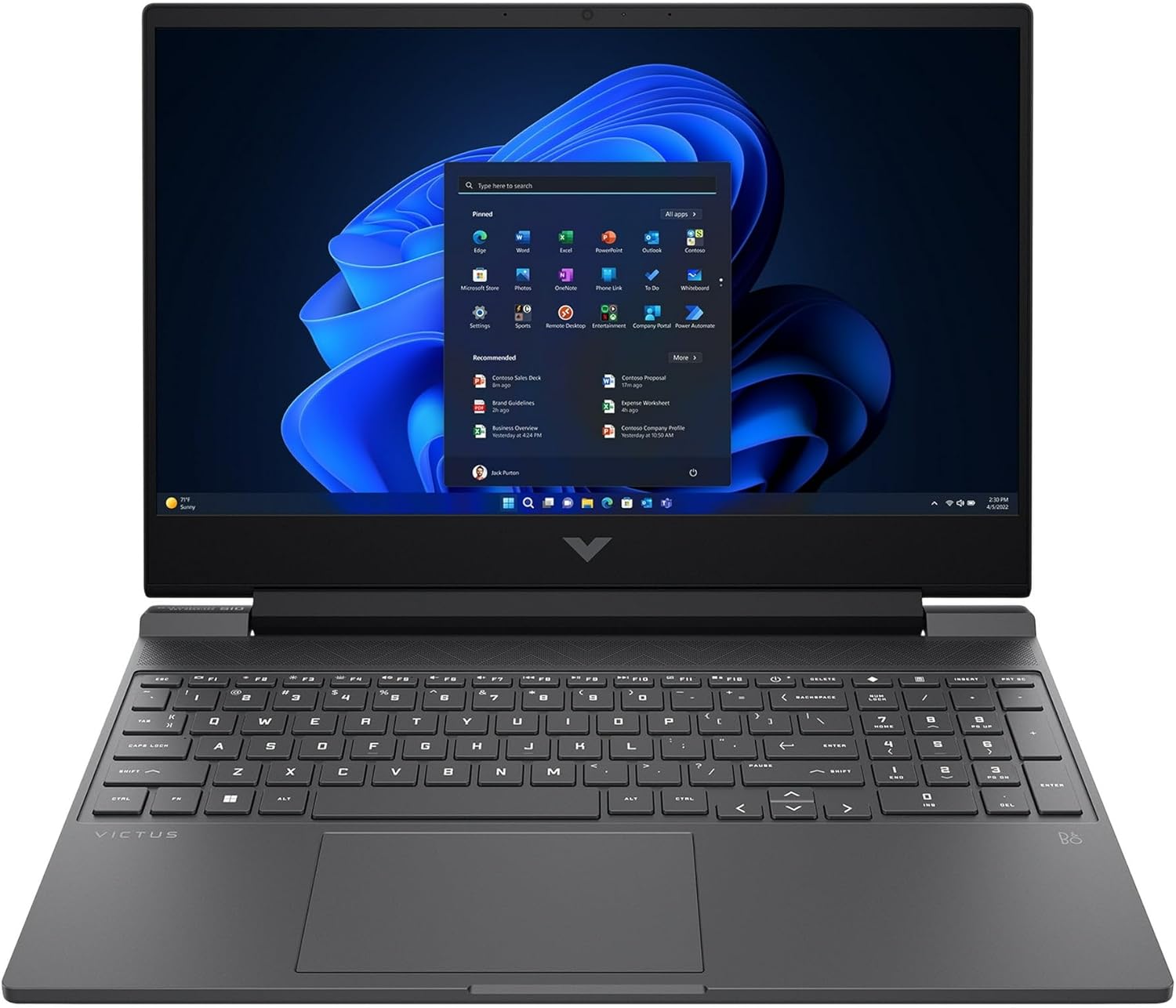 HP Victus Gaming 15 Laptop, 2025, 15.6' 1920x1080 IPS 144Hz, Intel 8-Core i5-13420H, NVIDIA GeForce RTX 3050, 16GB DDR4, 1TB SSD, Win10 Pro, Backlit KB, Wi-Fi 6, BT 5.3, 720p HD Camera, Mica Silver