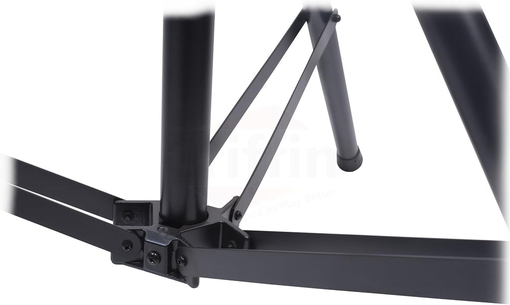 GRIFFIN Lighting Truss Stands (Hand-CrankUP PRO) with T Adapters – DJ Booth Kit & Trussing System for Light Cans & Speakers – Pro-Audio Stage Platform Hardware Mounting Package