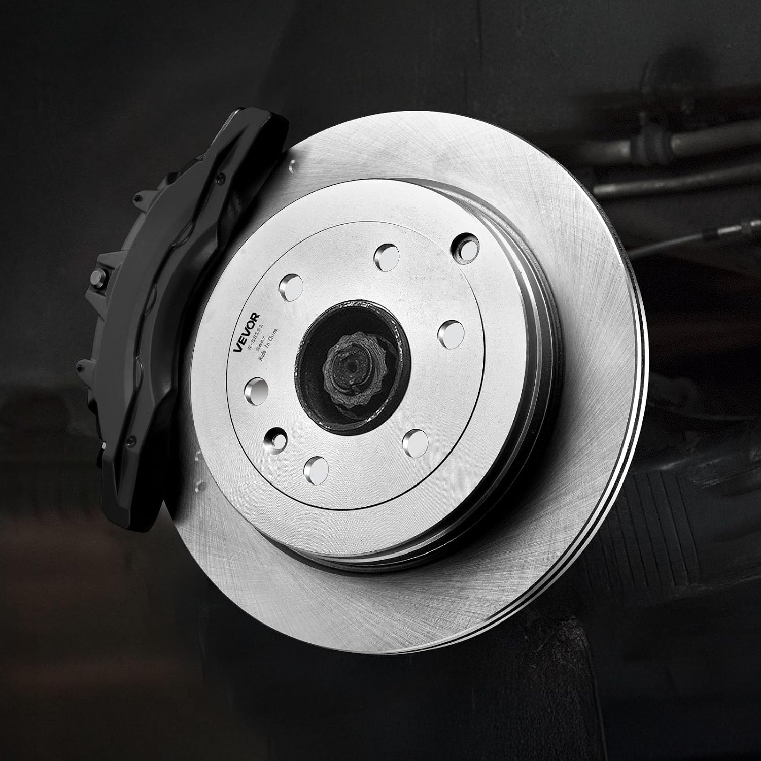 VEVOR Front & Rear Brake Kit Compatible with 2008-2017 Buick Enclave, 2009-2017 Chevrolet Traverse/2007-2010 Saturn Outlook, 2007-2016 GMC Acadia/2017 GMC Acadia Limited, Hollow Brake Rotors Pads Kit
