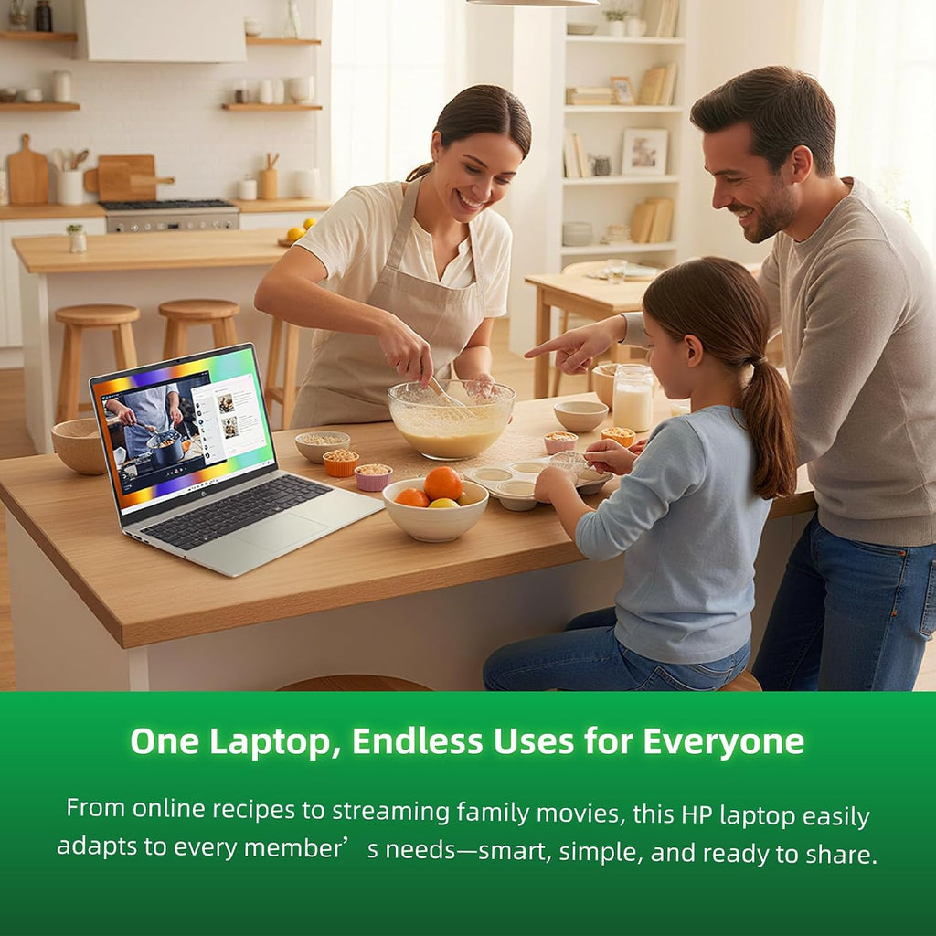 HP 2025 Essential Touchscreen Laptop - Win 11 Pro • AI-Powered Copilot • Intel 13th Gen 6-Cores i3 (up to 4.5GHz) • HD Anti Glare BrightView • Wi-Fi 6, w/Redragon Accessories (32G RAM, 1TB SSD)
