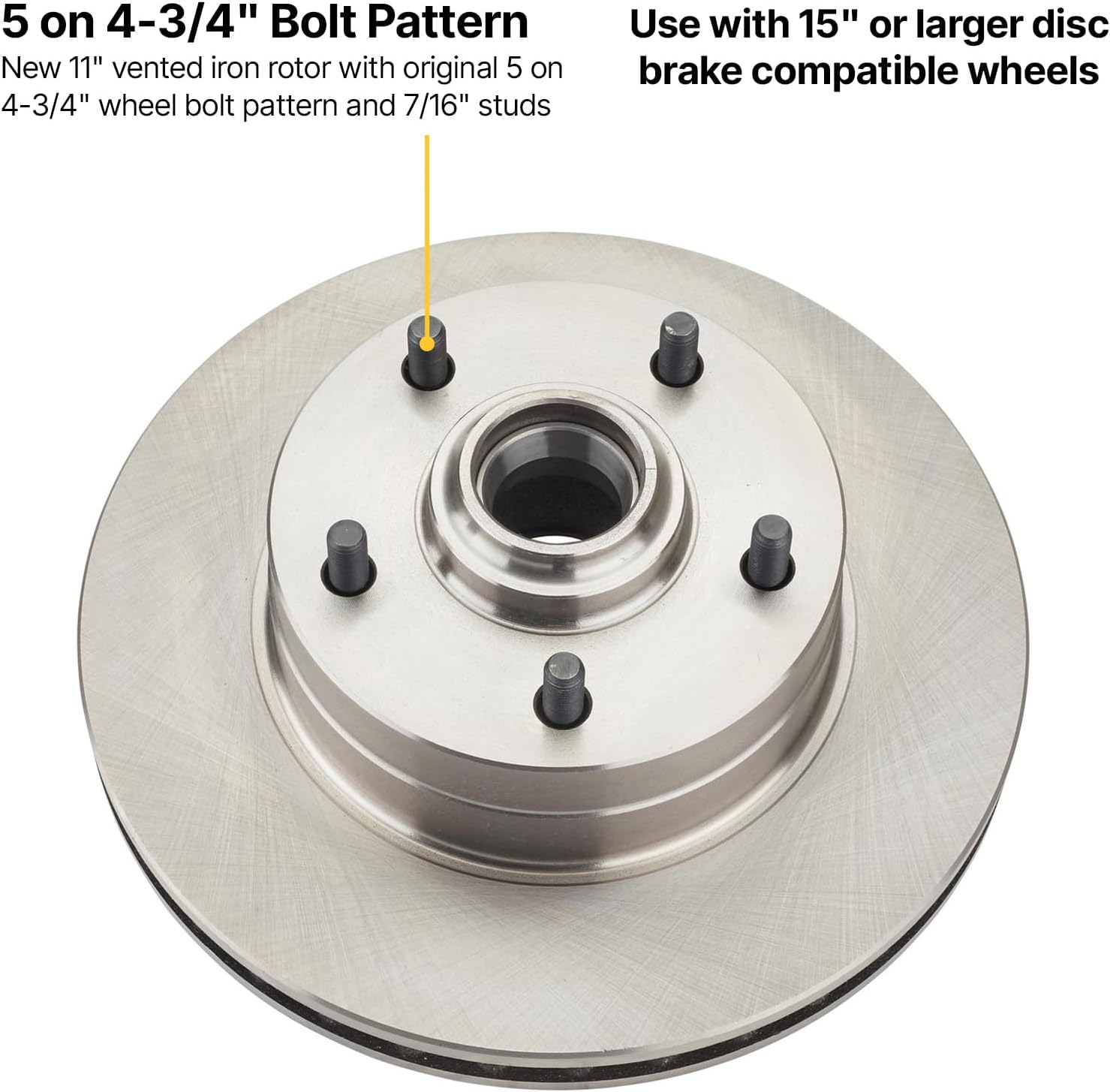Speedway Motors Deluxe 1964-74 GM Car Front Spindle and Disc Brake Kit - 11' Disc Brakes - Fits A/F/X Body - Improved Stopping Performance - Complete Kit for Easy Installation