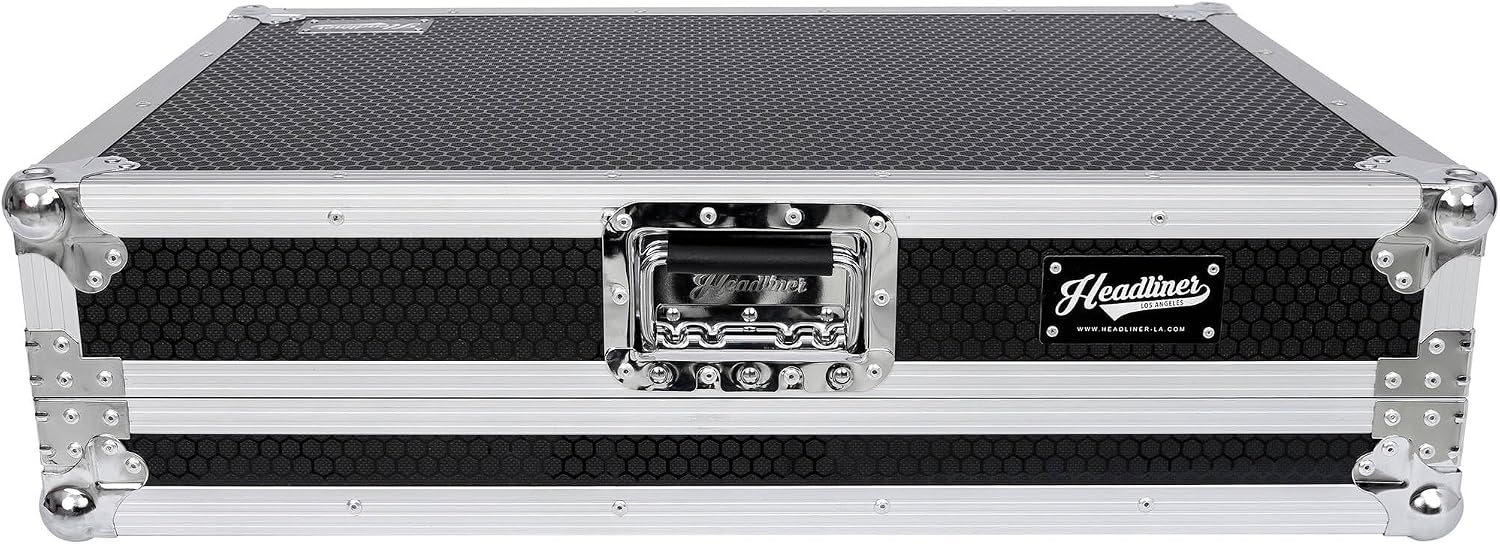 Pioneer DDJ-FLX10 4-Deck DJ Controller Bundle with Headliner HL10010 Classic Dual-Tone Flight Case | Rekordbox + Serato DJ Pro | Road-Ready Controller with Exact-Fit Custom Interior Protection