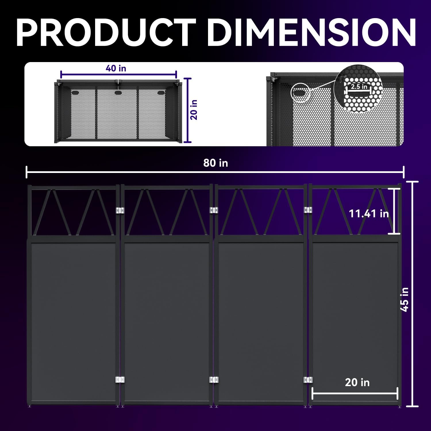 Portable DJ Booth,Foldable DJ Table Stand with Light Stand White & Black Scrim,Adjustable DJ Facade Booth Station Triangle Plate Metal Frame DJ Table with Cable Hole for Private Events, Clubs, Bars