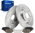 KAX Rear Brake Kit Fits for Grand Caravan/Journey 2012-2020, Town & Country 2012-2016, C/V 2012 2013 2014 2015, Routan 2012, Routan 2014 3.6L, OE Brake Rotors and Ceramic Brake Pads