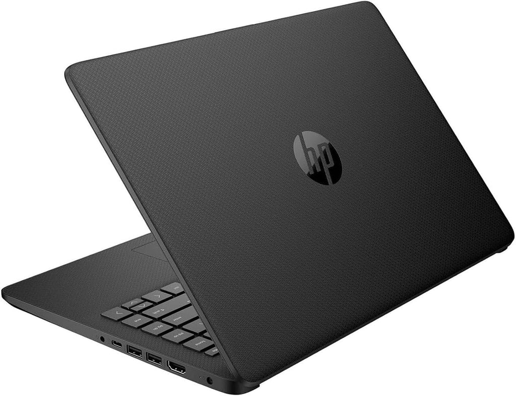 HP 14-inch Laptop for Business - Ultral Light Laptop for Student, Windows 11 Pro & Microsoft Office Lifetime & Free CD/DVD Drive, Intel Quad-Core N4120, 8GB RAM, 128GB eMMC + 256GB Micro SD, Black
