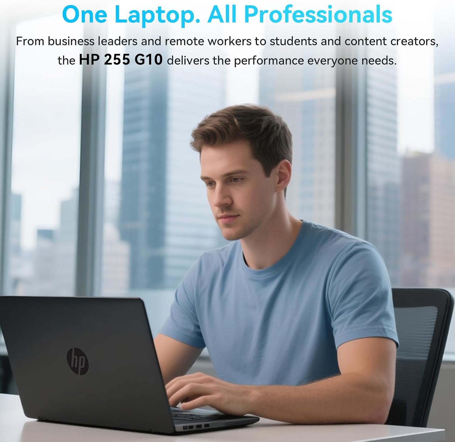 HP 255 G10 Business Laptop 2025 Updated, 15.6' FHD, AMD Ryzen 7 7730U (32GB RAM | 1TB SSD), Numeric Keypad, Webcam, Windows 11 Pro, WiFi 6& Bluetooth with LTP Accessory Kit