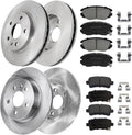 ALLCOMBO 11.65' Front and 11.5' Rear Brake Kit for 2013 2014 2015 Chevrolet Malibu, 2016 Chevy Malibu Limited, for Buick LaCrosse Regal Brakes and Rotors Kit Front and Rear, Ceramic Replacement