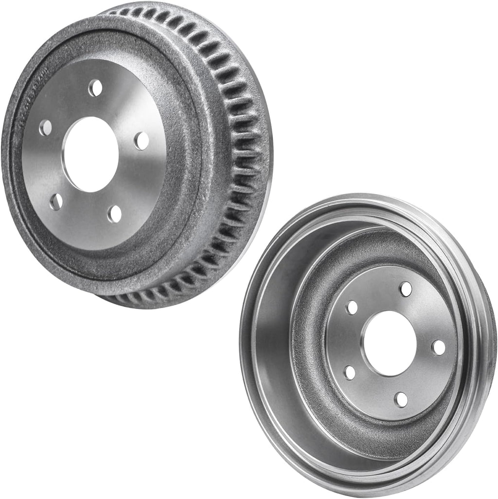 Detroit Axle - REAR Brake Kit for 1994-1999 Dodge Ram 1500 Brake Drums Semi-metallic Brakes Shoes 1995 1996 1997 1998 Replacement w/Brake Cleaner & Fluid