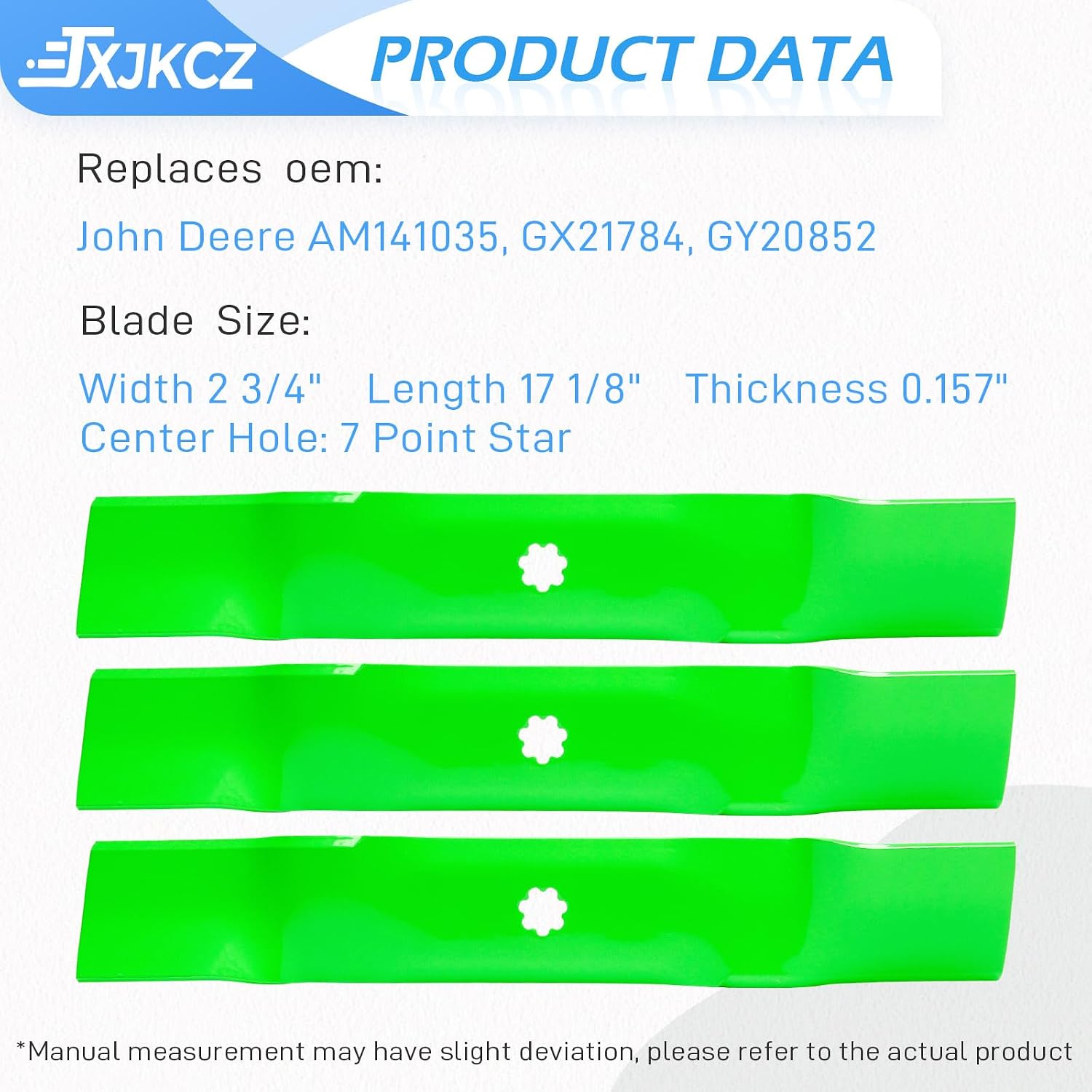 48 inch Lawn Mower Rebuild Spindle Kit for John Dee re LA145 LA165 LA155 LA130 Includes 3 Spindle GY20454 GY21098 GY20867 3 Blade AM141035 GY20852 1 Be lt GX20571 2 Idler GY20067 1 Idler GY20110
