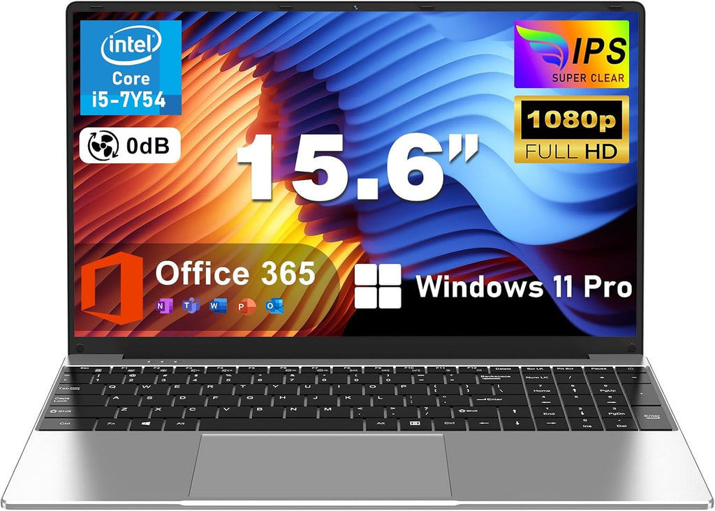 Core i5 Laptop Computer 2026 New, 15.6 Inch Window 11 Pro Lap Top PC 16GB RAM 1TB SSD, 2-Year Warranty, Office 365, FHD 1920*1080 IPS Display, Backlit Keyboard, WiFi5 BT4.2 USB, UHD Graphic