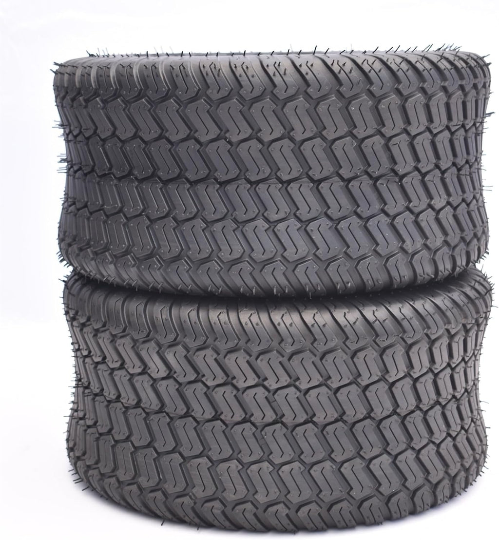 Dayrim 18x8.50-8 Lawn Mower Tires, Set of 2, 4-Ply Tubeless Turf Tread, for Garden Tractor & Riding Mower, Golf Cart Tires 18x8.50-8(Pack of 2))