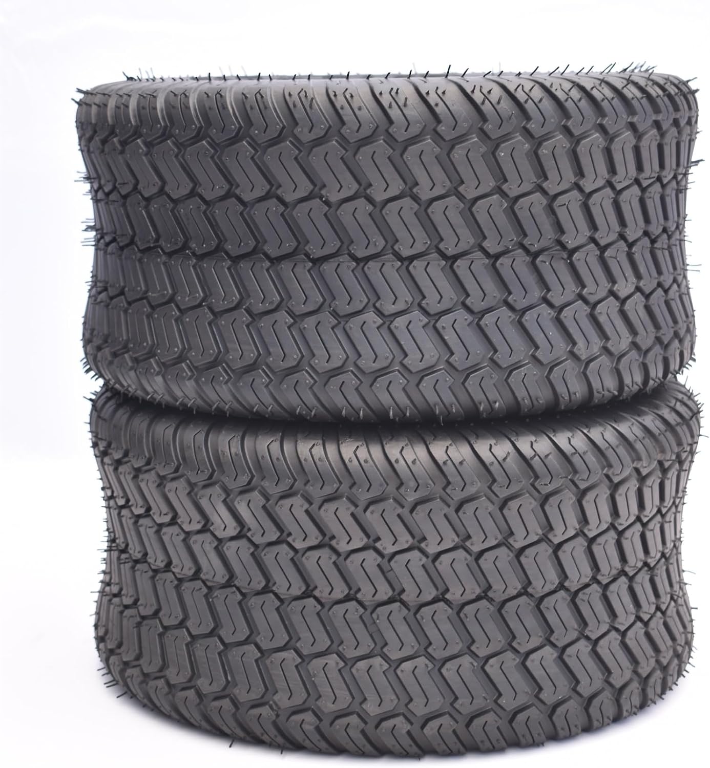 Dayrim 18x8.50-8 Lawn Mower Tires, Set of 2, 4-Ply Tubeless Turf Tread, for Garden Tractor & Riding Mower, Golf Cart Tires 18x8.50-8(Pack of 2))