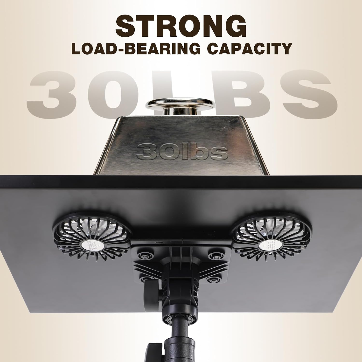 3-in-1 Complete DJ Set, Mobile DJ Workstation with Adjustable Stand & Cooling Fans, Ergonomic Performance Chair, and Portable Facade Booth, for Home Studio, Gigs, Weddings