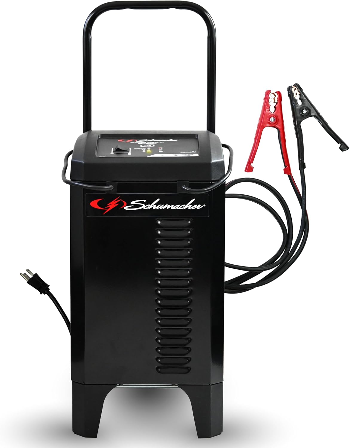 Schumacher Electric Wheeled Automatic 6A Car Battery Charger and 150A Engine Starter, 4-in-1 Solution, Maintainer, 20A Boost, for 12V Automotive and Marine Batteries, SC1364