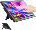10.1 Inch Touchscreen Monitor - 1920x1200 HDMI Touch Screen Monitor, 10-Point IPS 16:10 Rpi Screen Display for Pi 5/4/3/2/Zero/B/B+ Win11/10/8/7 W/VESA,Speaker,Fan,Stand Driver-Free