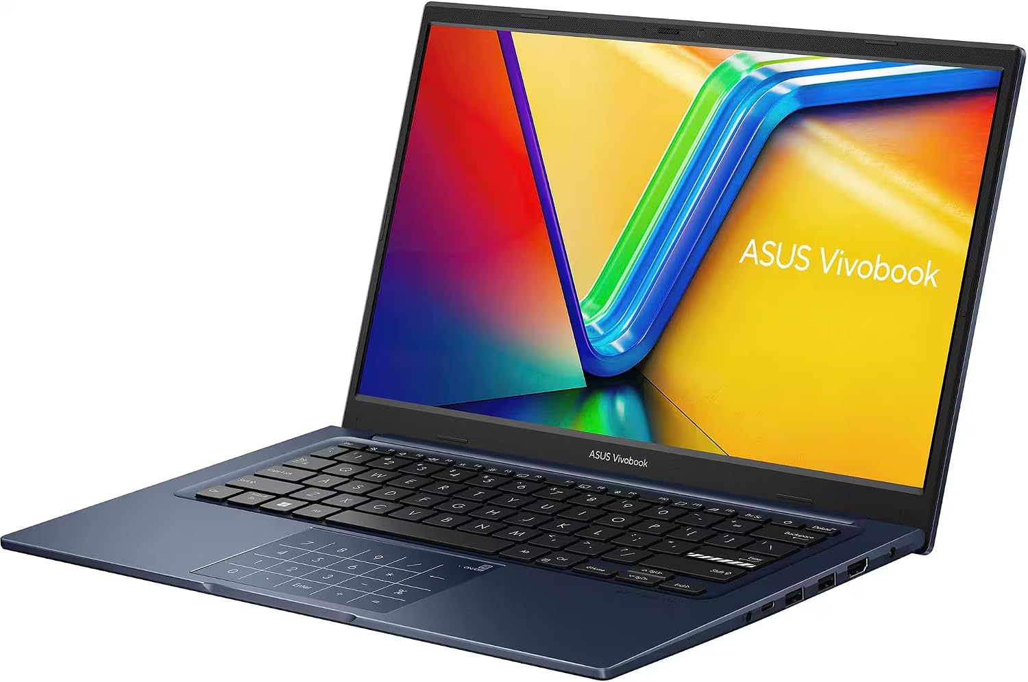 ASUS Vivobook 14' FHD Laptop, Windows 11 Pro, Lifetime MS Office, Intel Core i3-1315U, 16GB RAM+512GB PCIe SSD, Sleek & Lightweight, 8-in-1 HUB & USB Flash Drive, for Student, Home & Work