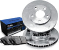 R1 Concepts Front Brake Kit Fits 2007 Mercedes-Benz E280; 2004-2005 Mercedes-Benz E320; 2006 Mercedes-Benz E350; 2009 Mercedes-Benz E350| Semi Met Brake Pads and Blank Brake Rotors| 12.0' Front