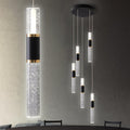 5-Light Modern Pendant Lights Kitchen Island Lighting Fixture,Dimmable Mordern LED Pendant Light with Remote,Black Gold Modern Led Chandelier for Dining Room