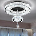 Modern Chandelier Bedroom Light Indoor LED Dimmable Lights Ceiling Chandeliers for Dining Room Kitchen Entryway Black 30W LEDs Fixtures 2400 Lumens