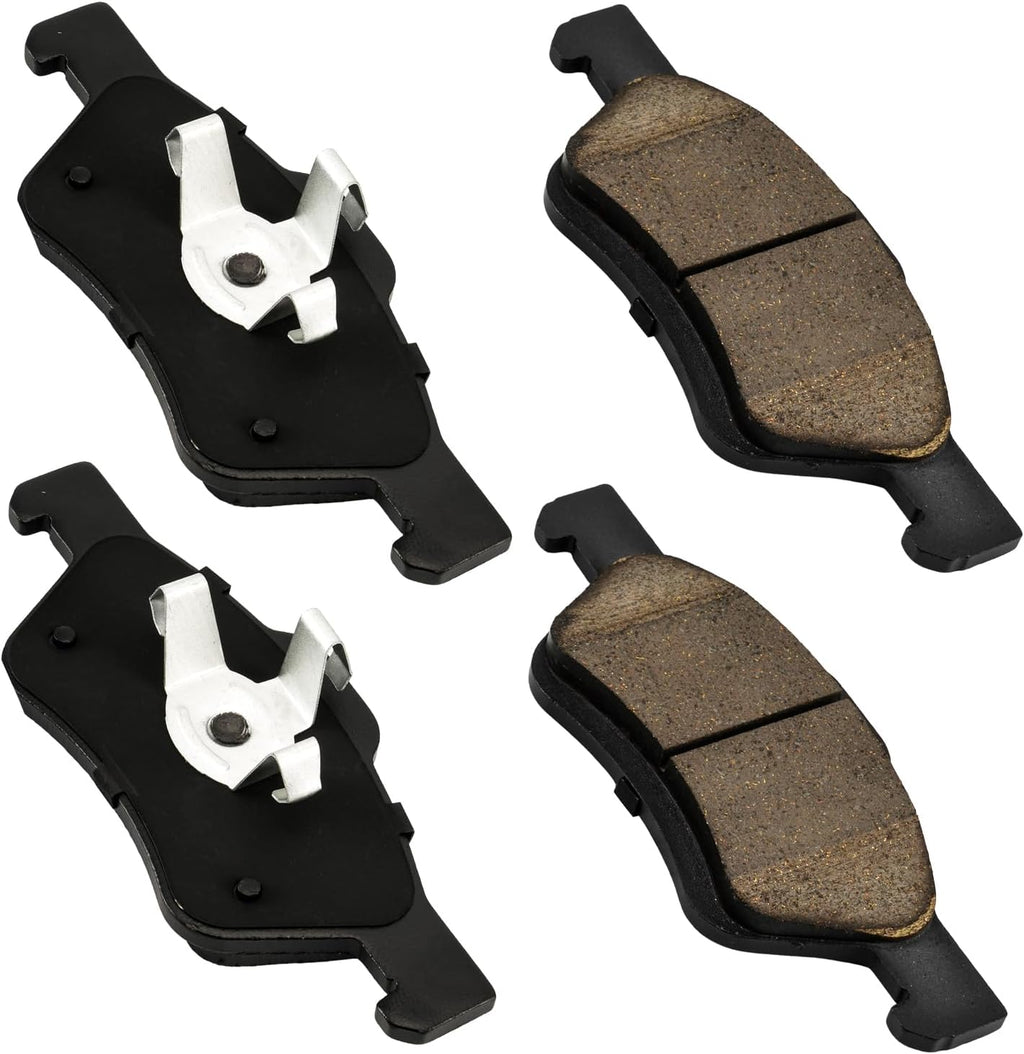 KAX Front Brake Kit, OE Brake Rotors 54123, Ceramic Brake Pads D1047 Fits Escape 2005-2010, Mariner 2005-2010, Tribute 2005-2006 2008-2010 3.0L, Automotive Replacement Brake Kit