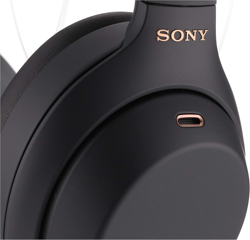 Sony WH1000XM4 Best Premium Wireless Noise Cancelling Headphones - Built-in mic for Calls - Compatible with Alexa - 30hr Battery - Includes Premium Carrying Case, in-Flight Adapter, Aux Cable - Black