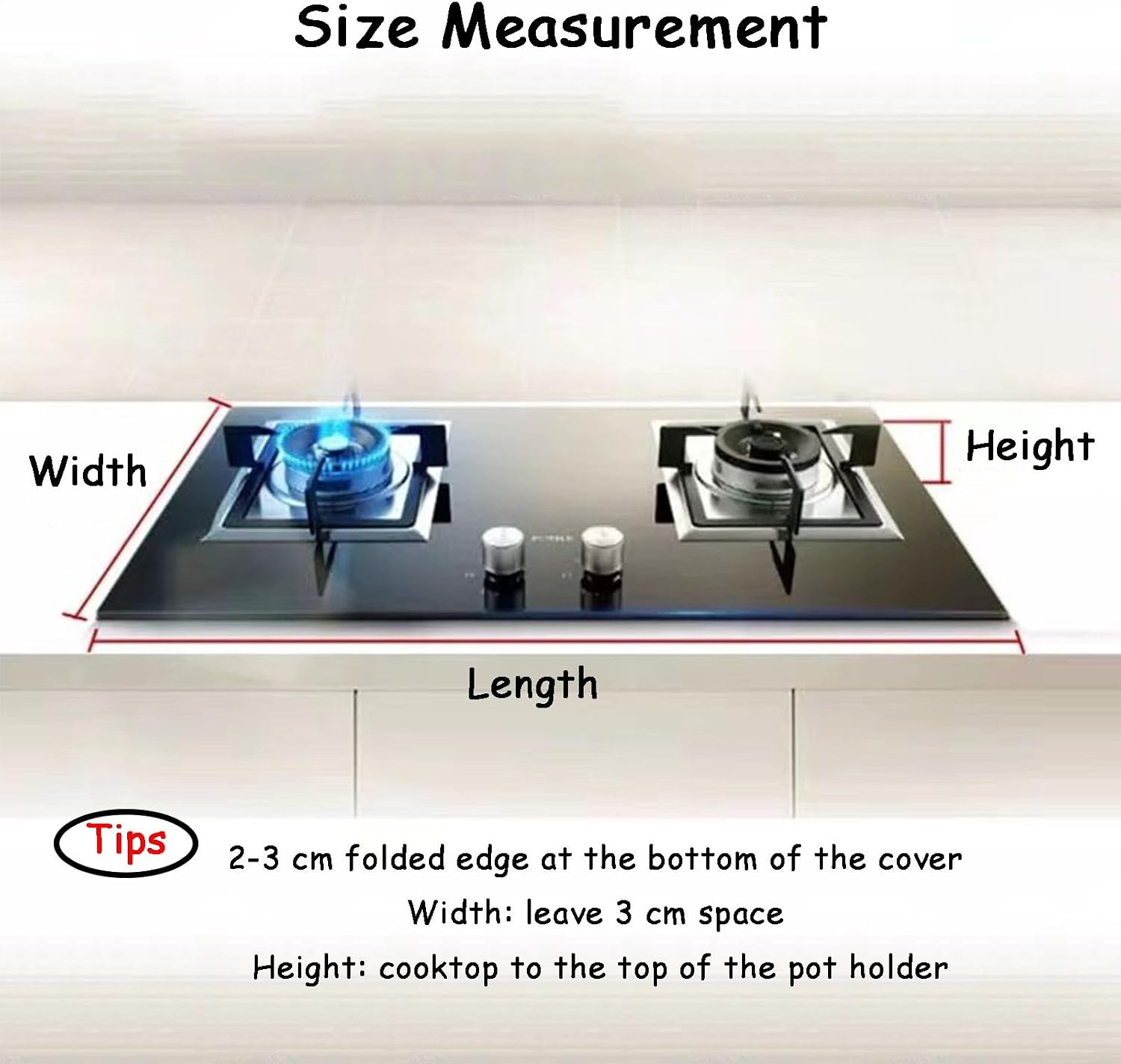 Stove Burner Covers Stovetop Cover White L-Shaped Folded Edge Induction Cooker Holder for Counter Space, Sink, Rv，Electric Stove(80x50x9 cm)