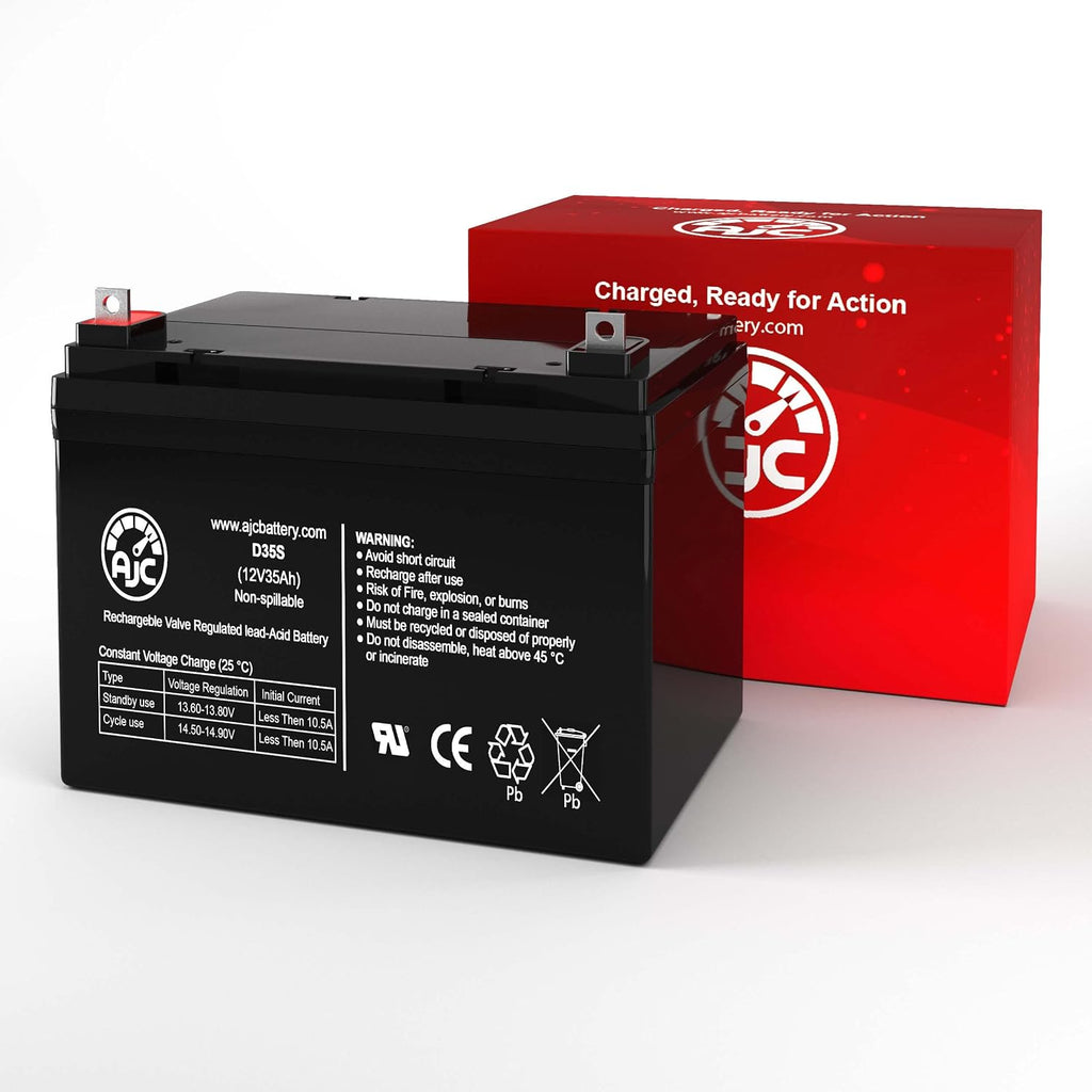 AJC Battery Compatible with John Deere 170 12V 35Ah Lawn and Garden Battery