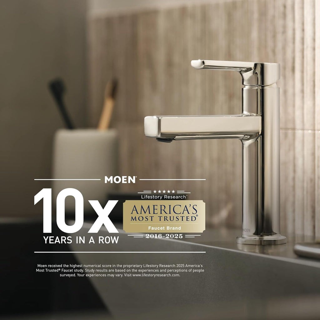 Moen Verso Infiniti Dial Square Handheld Shower, 5-Inch Diameter Spray Head, Brushed Gold, 220H5BG