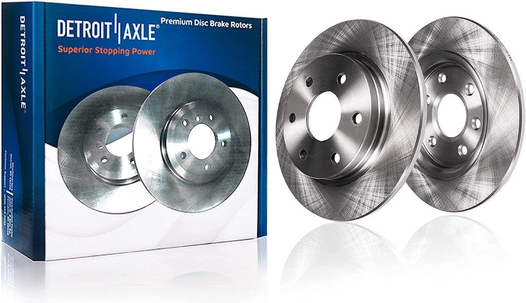 Detroit Axle - Brake Kit for 2005 2006 Infiniti QX56 Nissan Armada Titan Brake Rotors and Ceramic Brakes Pads Front and Rear Replacement