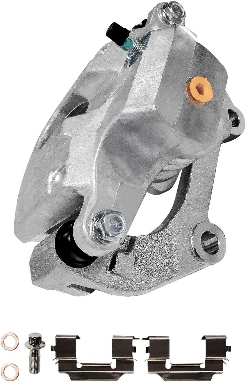 Detroit Axle - Rear Brake Kit for GMC Envoy Chevy SSR Trailblazer Buick Rainer Isuzu Ascender Saab 9-7X Olds Bravada, 12.8'' inch Drilled & Slotted Brake Rotors Brake Caliper Replacement