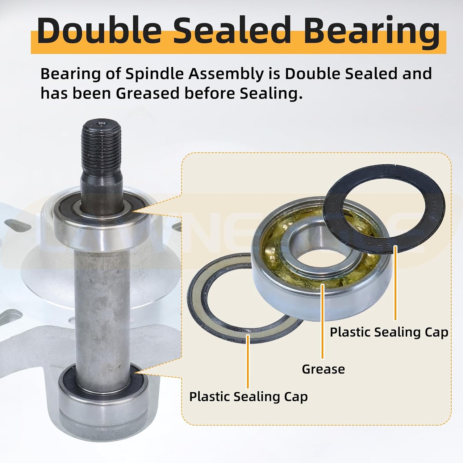SS5000 Deck Rebuild Kit for Toro MX5060 MX5000 MX5050 SS5060 Mowers Includes 139-3214 Spindle Assembly 125-5575 Pulley 115-5059-03 Blades 132-9420 Idler Pulley 116-9981 Wheels 1/2x142 Belt