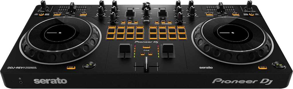 Pioneer DDJ-REV1 2-deck Serato DJ Controller with Decksaver DSLE-PC-DDJREV1 Pioneer DDJ-REV1 Cover - Light Edition
