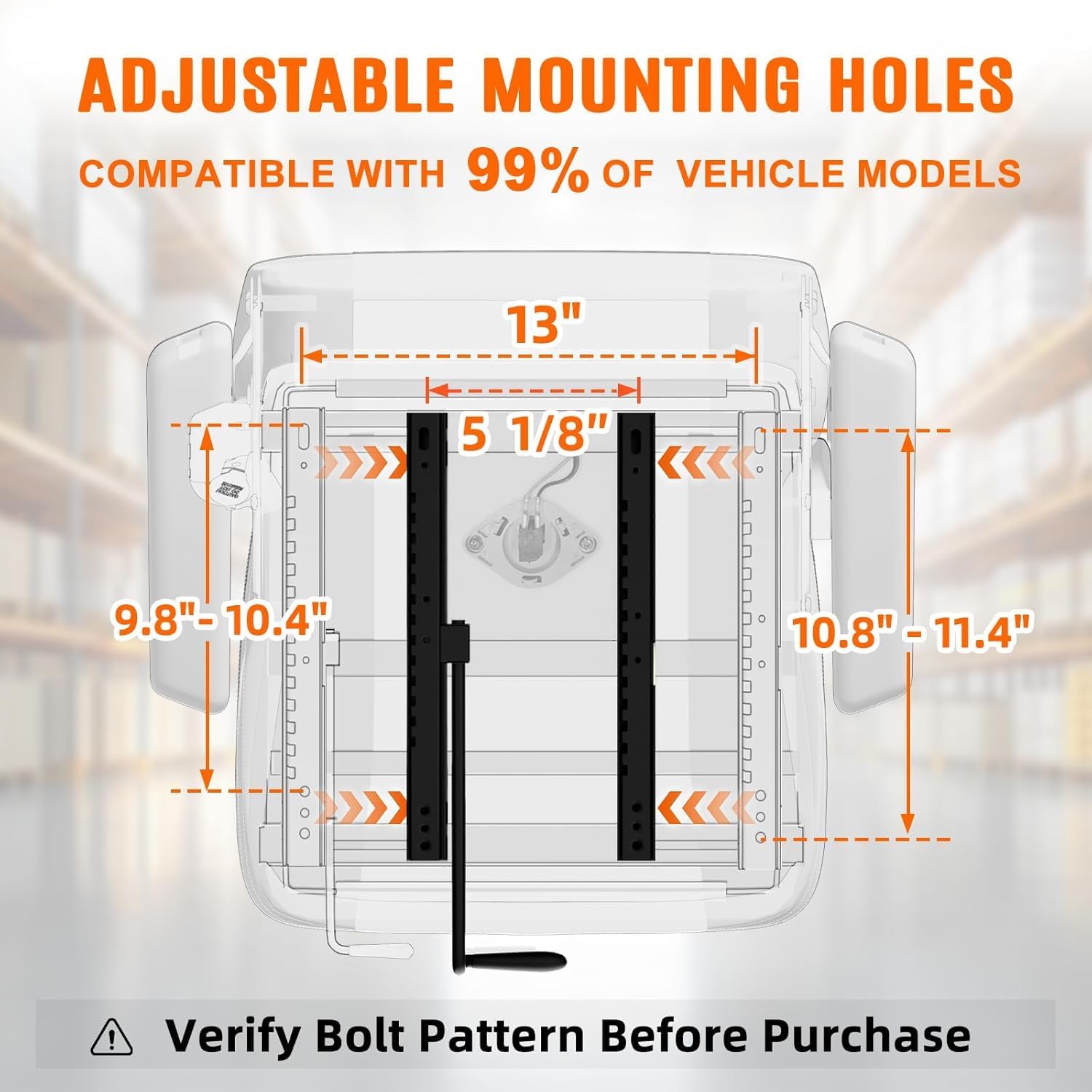 Universal Tractor Seat, Lawn Mower and Forklift Seat with Suspension Bag, Safety Design, Strong Protective Performance, High Durability for Zero Turn Mower, Skid Loader, Backhoe, Dozer, Telehandler