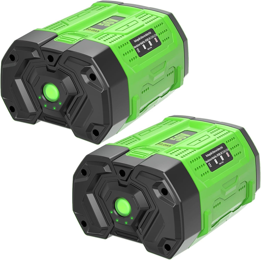 Dosctt [ Next Gen 10,000mAh ] 2 Packs 56V Lithium Ion Battery Replacement for EGO 56V Battery Compatible with All EGO 56V Battery Power Tools CS1604 CS1804 CS1403 HT2400 LB6504 PH1400 Tools Battery