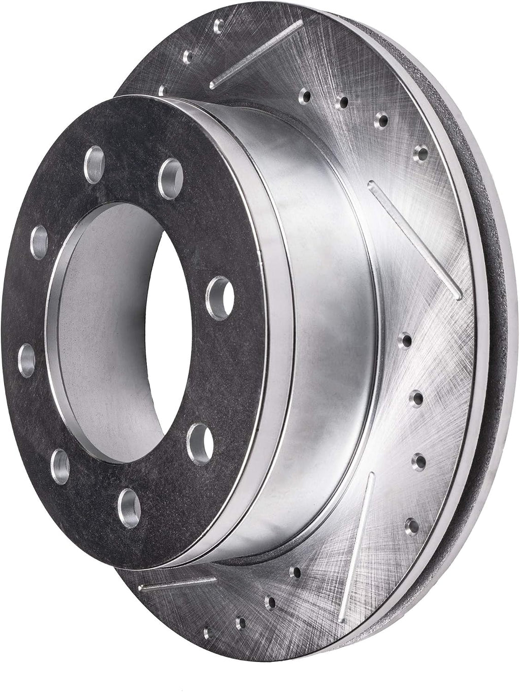 Detroit Axle - 8pc Brake Kit for 2012-2021 Nissan NV1500 NV2500 NV3500 Drilled and Slotted Disc Brake Rotors Ceramic Brake Pads Replacement : 14.17' inch Front and 14.36' inch Rear Rotor