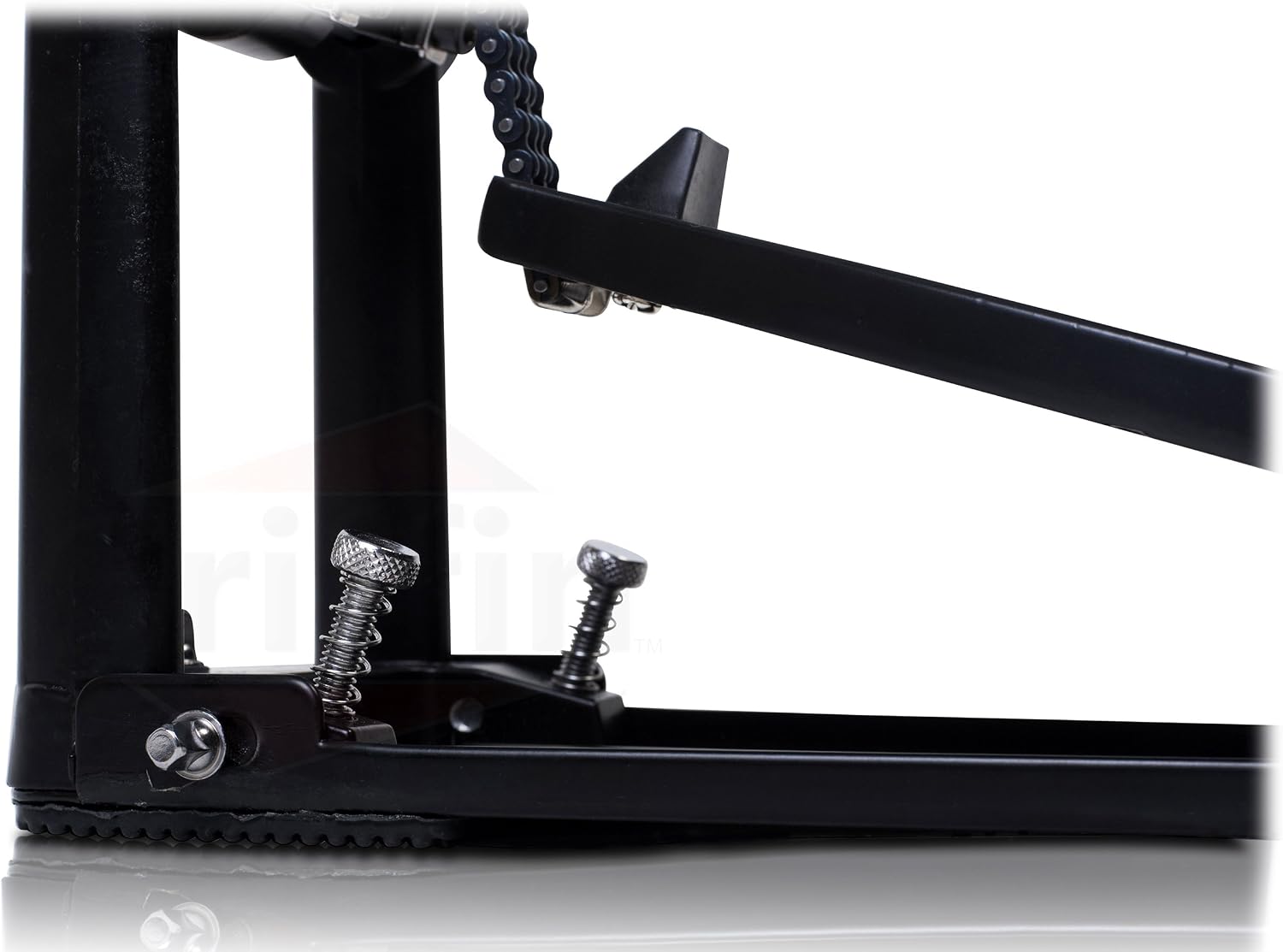Griffin Remote Hi-Hat Pedal (QuickAction X Series) with Auxiliary 6FT Cable – Heavy-Duty Drum Hardware Kit with Key, Cymbal Stand Holder Mount
