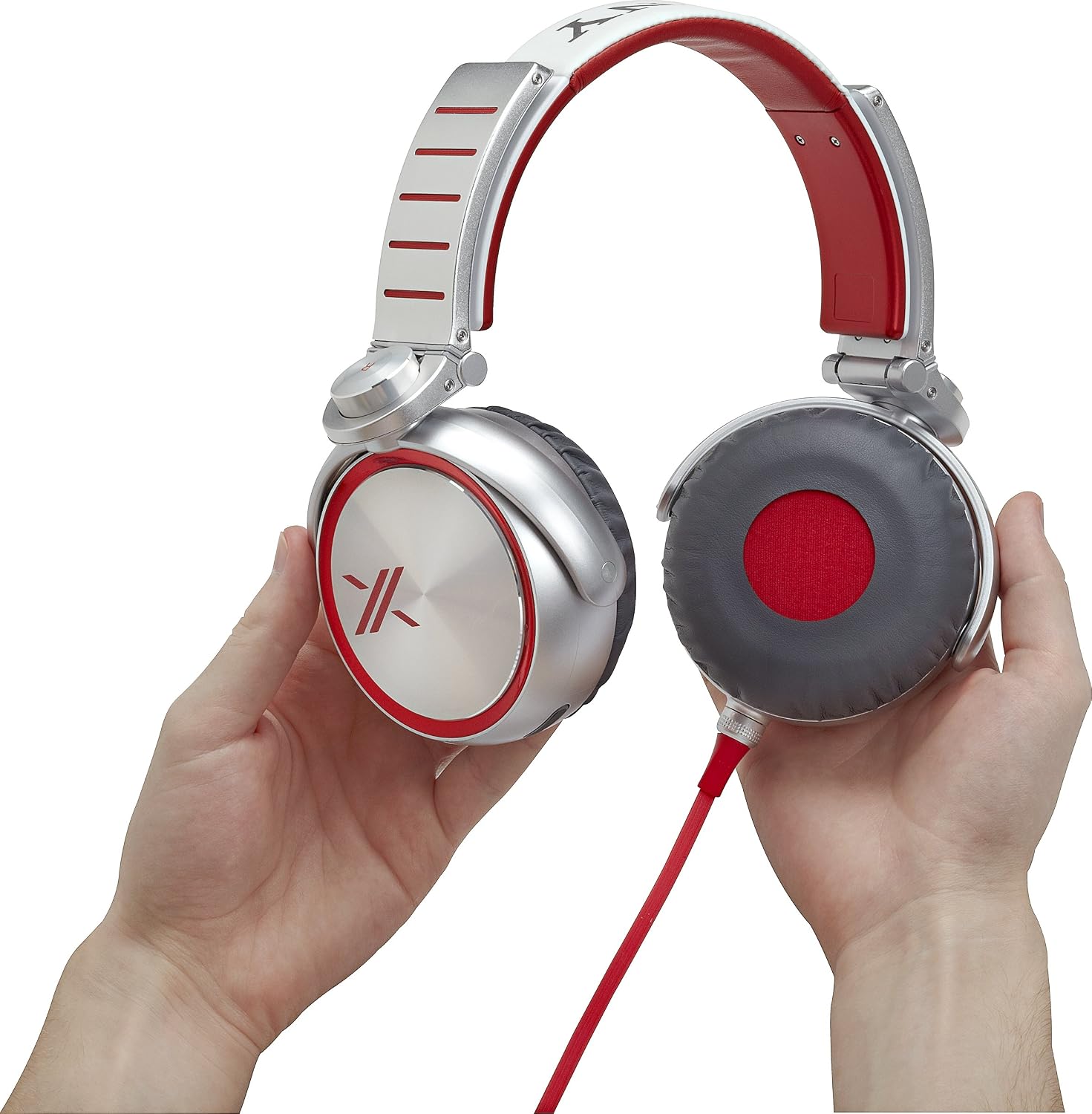 Sony MDRX10/RED Simon Cowell X Headphones with 50mm Diaphragms