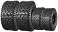 MaxAuto Lawn Mower Tires 15x6.00-6 & 20x8.00-8 Front & Rear Tire Set -15x6x6nhs Front & 20x8x8 nhs Rear Turf Tires for Golf Tire, Lawn & Garden Tractor, 4Ply Tubeless, 4 Pack in 2 Packages