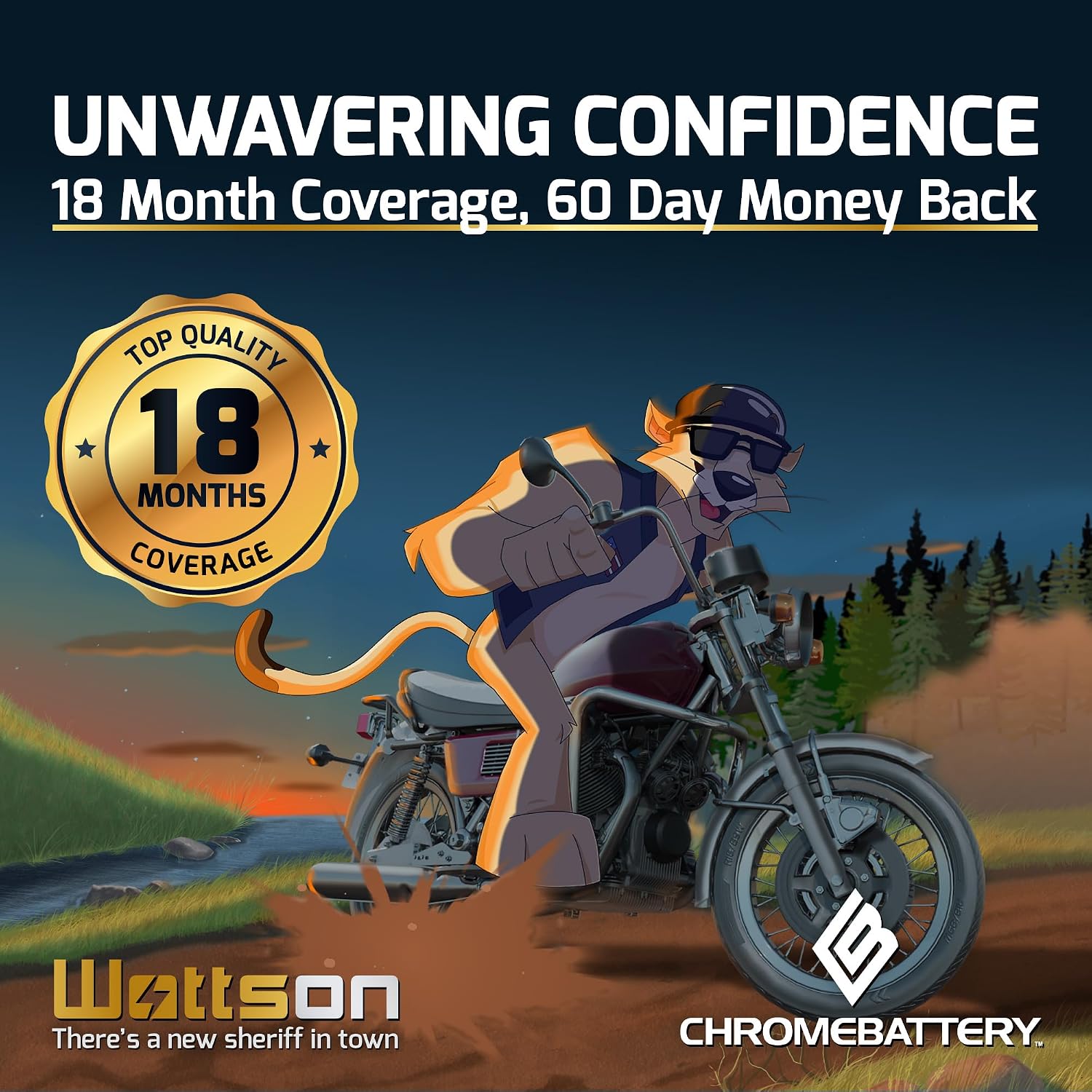 CB CHROMEBATTERY 12V 35AH T6 Maintenance-Free Battery for Lawn Mowers, Snow Blowers, Solar Energy, UPS Systems, and More - Threaded (T6) Terminal - 2 Pack