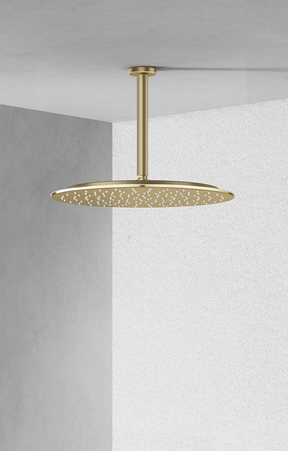 VBFF-Shower Head,rain shower head, 16 inch- Round Shower Head, 1.8 GPM Flow Rate, rainfall showerhead,VBFF14 (Brushed Gold)