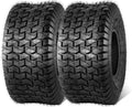 MaxAuto FOX V1 20x10.00-8 Lawn Mower Tires 4Ply Tubeless - Patent Design Fox V1 20x10-8nhs Golf Cart Tire, 20x10x8 Turf Tractor Tires for Golf Carts & Riding Lawn Tractors, Set of 2