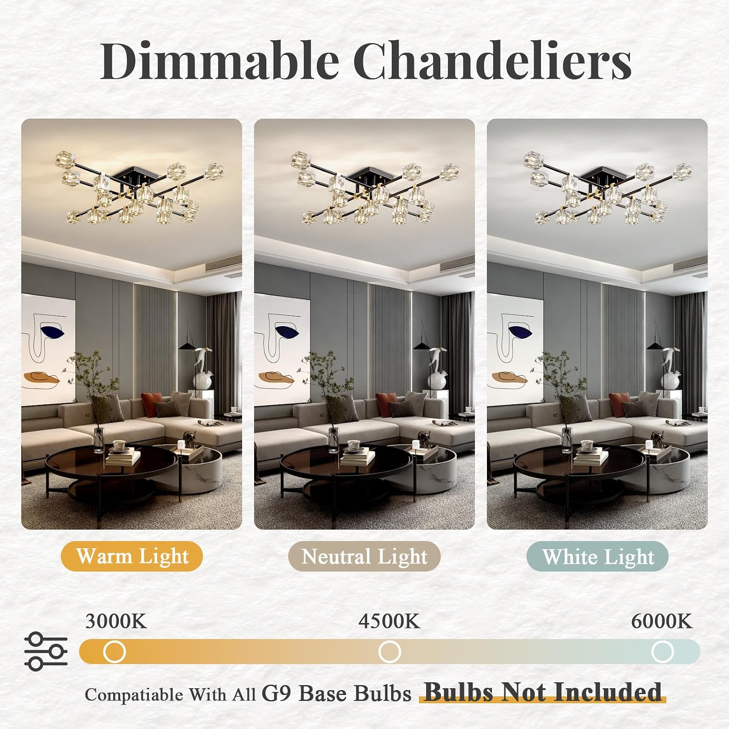 Crystal Sputnik Ceiling Light Fixture，Modern Luxury Black and Gold Chandeliers with 17-Light，Semi Flush Mount Ceiling Light Fixture for Dining Room,Living Room,Kitchen Island,Bedroom.