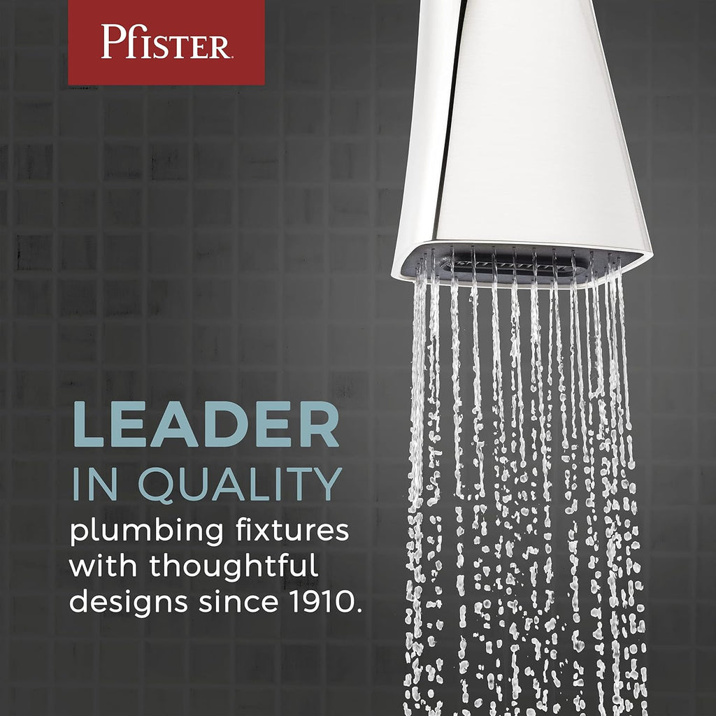 Pfister LG897NCK Contempra-Bath 1-Handle Shower Only Trim, Brushed Nickel, 1.8 gpm