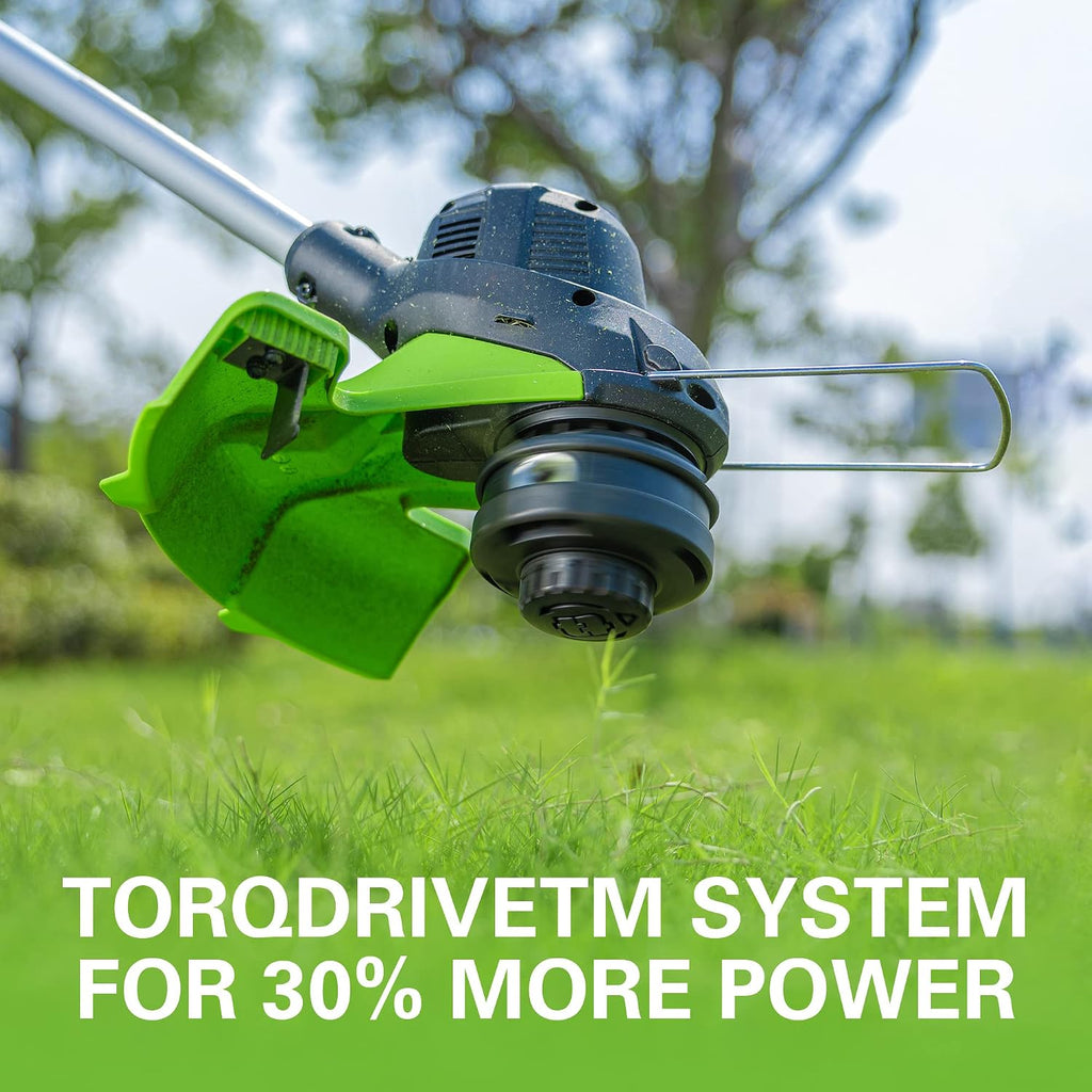 Greenworks 80V 13-inch String Trimmer, 2Ah Battery and Charger Included