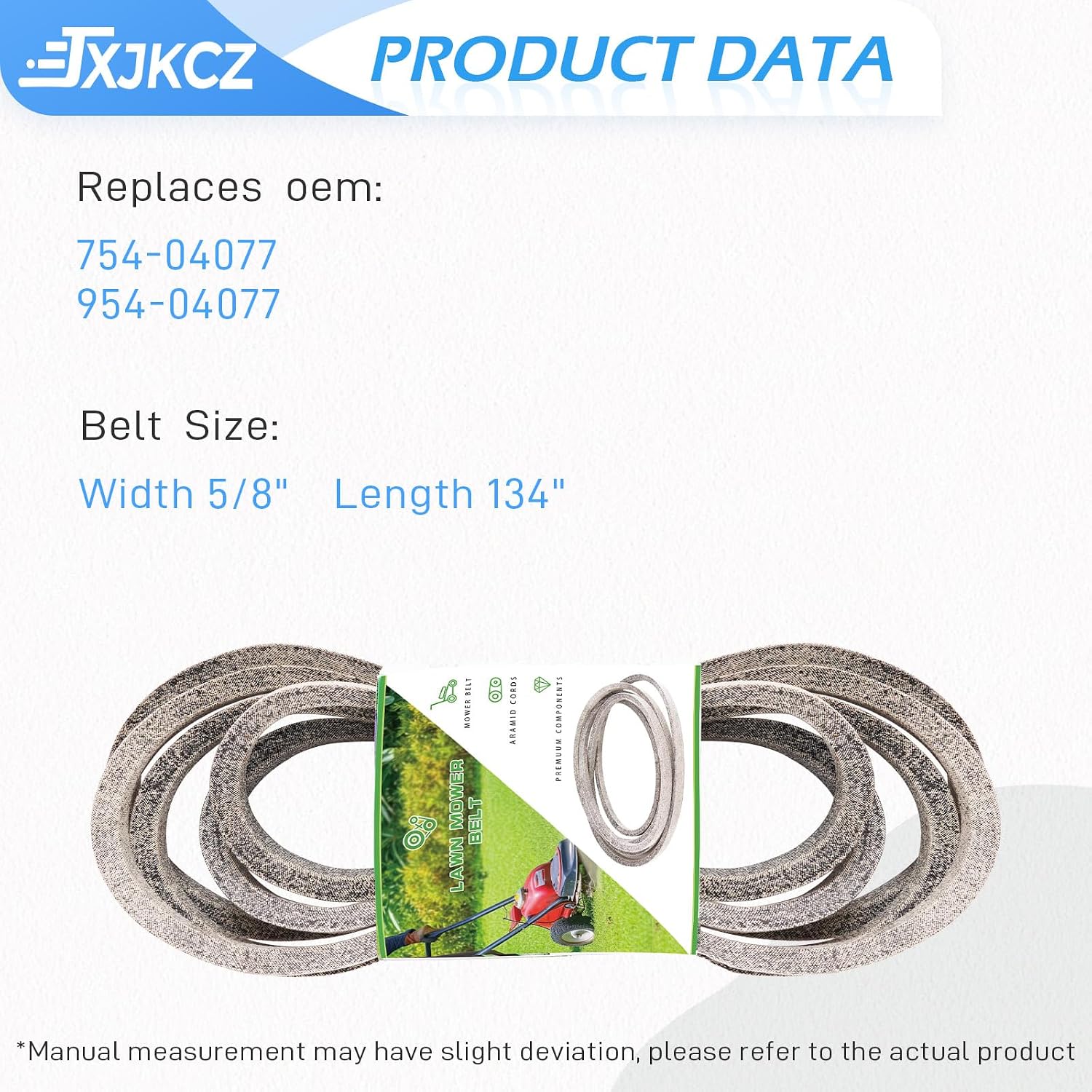 50 inch Deck Lawn Mower Rebuild Kits for Cub Ca det XT1-GT50 ZT1-50 ZT2-50 RZT-S50 L50 LX50 SX50 Crafts man G8300 Tr oy Bilt Includes 3 Spindle 918-06980 3 Blade 942-05052A 1 Be lt 954-04077A