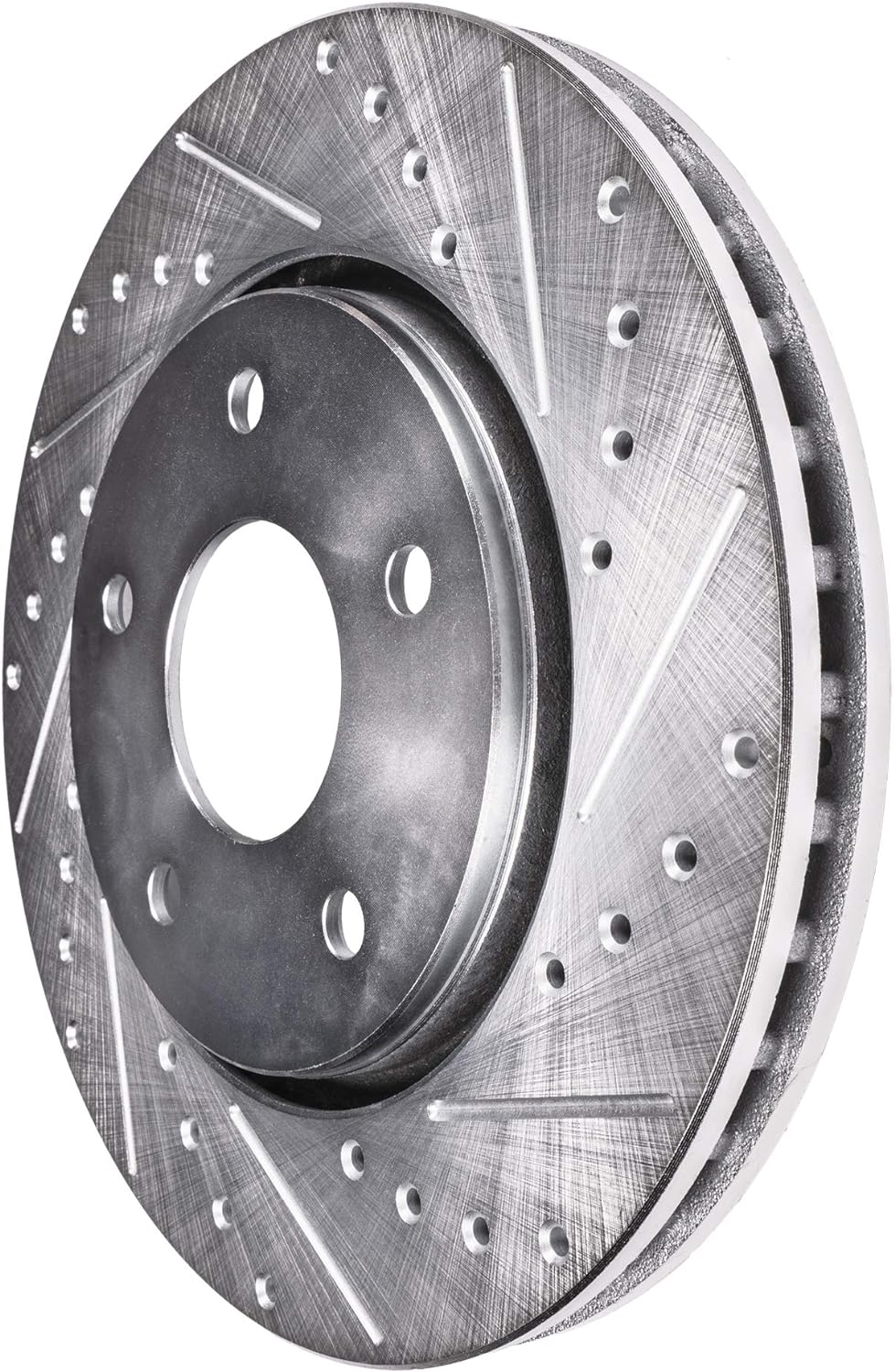 Detroit Axle - 8pc Brake Kit for 05-14 23 Chrysler 300 06-10/12-23 Dodge Charger 06-08 Magnum 08-23 Challenger Drilled Brake Rotors Ceramic Brake Pads : 14.17' inch Front 13.78' inch Rear Rotor